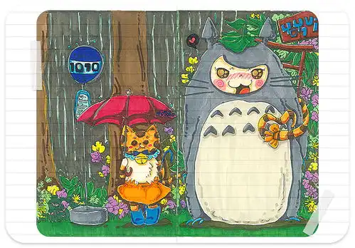 表情我的totoro插画插画习作圈小圈yoy7vizcool表情