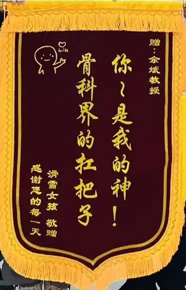 你是我的神滑雪女孩飞机挂上专家号后续已出院,送显眼包锦旗